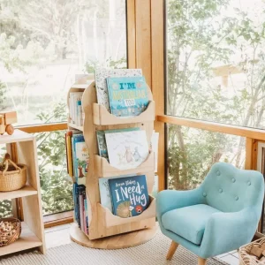 Bunny Tickles // Revolving Solid Wood Bookcase ** Delivery in March delivery **> Bestsellers | Furniture