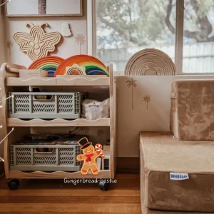 Bunny Tickles // Solid Wood Trolley> Furniture