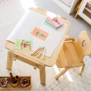 Bunny Tickles // Wooden Activities Table & Chair Set> Furniture