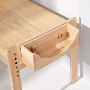 Bunny Tickles // Wooden Primary Adjustable Table & Chair Set> Furniture