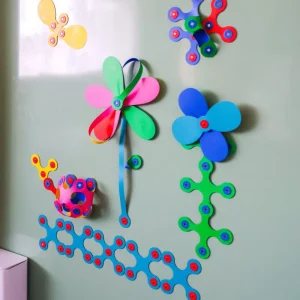 Clixo - Magnetic Rainbow (42pcs)> For 5+ Year Olds | For 4+ Year Olds