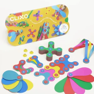 Clixo - Magnetic Rainbow (42pcs)> For 5+ Year Olds | For 4+ Year Olds