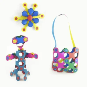 Clixo - Magnetic Rainbow (42pcs)> For 5+ Year Olds | For 4+ Year Olds