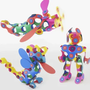 Clixo - Magnetic Super Rainbow (60pcs)> For 5+ Year Olds | For 4+ Year Olds