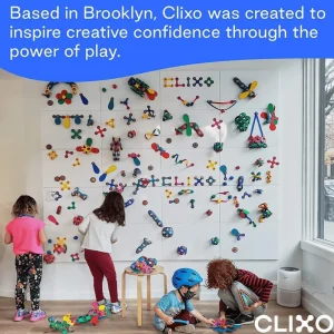 Clixo - Magnetic Super Rainbow (60pcs)> For 5+ Year Olds | For 4+ Year Olds