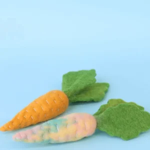 Juni Moon Felt Carrots> Small World Play | Food Play