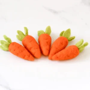 Tara Treasures Felt Carrots (Set of 5)> Small World Play