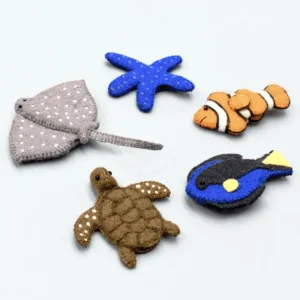Tara Treasures Felt Finger Puppet - Australian Coral Reef Under The Sea> Ocean & Sea Theme | Small World Play