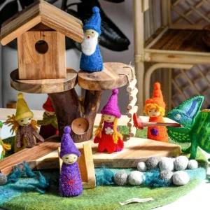 Tara Treasures Felt Finger Puppet - Rainbow Fairies & Gnomes Set> Small World Play