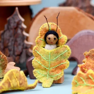 Tara Treasures Felt Leaf Baby - Oak> Small World Play