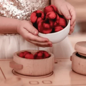 Tara Treasures Felt Loose Parts // Apples (Set of 5)> Sensory Play | Small World Play
