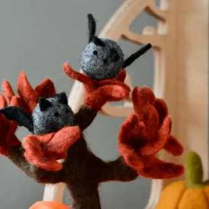 Tara Treasures Felt Loose Parts // Bats (Set of 5)> Halloween Theme | Sensory Play