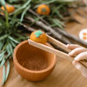 Tara Treasures Felt Loose Parts // Oranges (Set of 5)> Sensory Play | Small World Play
