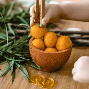 Tara Treasures Felt Loose Parts // Oranges (Set of 5)> Sensory Play | Small World Play