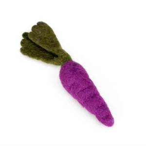 Tara Treasures Felt Purple Carrot> Small World Play | Food Play