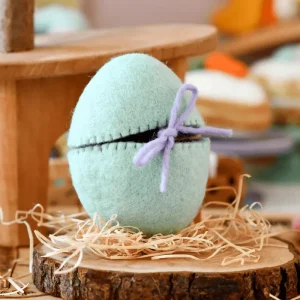 Tara Treasures Felt Surprise Egg - Brown Bunny Inside> Small World Play