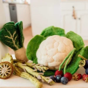 Tara Treasures Felt Vegetables & Fruits Set C> Bestsellers | Small World Play