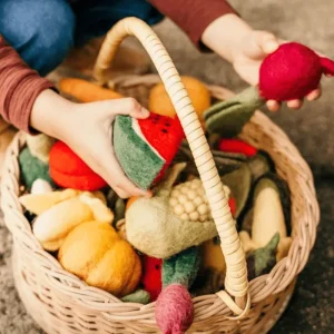Tara Treasures Felt Vegetables & Fruits Set B> Bestsellers | Small World Play