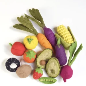 Tara Treasures Felt Vegetables & Fruits Set A> Bestsellers | Small World Play