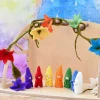 Tara Treasures Felt Waldorf Colours of The Week Peg Dolls> Small World Play