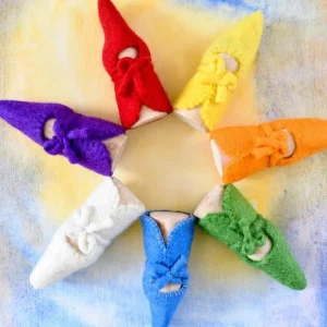 Tara Treasures Felt Waldorf Colours of The Week Peg Dolls> Small World Play