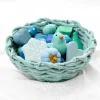 Tara Treasures Felt Weave Basket - Light Blue> Small World Play