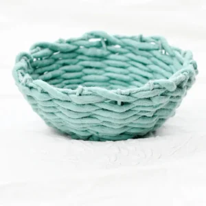 Tara Treasures Felt Weave Basket - Light Blue> Small World Play