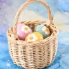 Tara Treasures Felt Yellow Floral And Dots Egg> Small World Play | Food Play