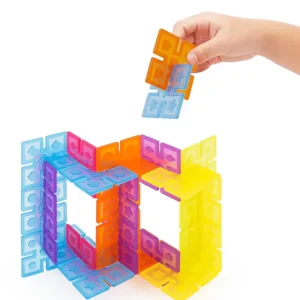 Guidecraft // Interlox Squares - 96 pc. set> For 3+ Year Olds | For 2+ Year Olds