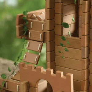 Guidecraft // Tabletop Notch Blocks - Western 129 pc. Set> For 5+ Year Olds | For 4+ Year Olds