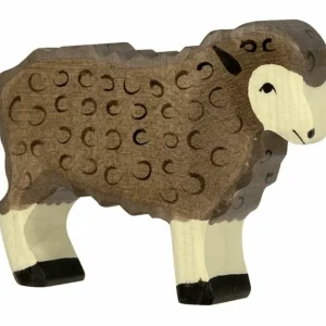 Holztiger // Sheep Standing Black> Farm & Barnyard Theme | Small World Play