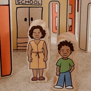 The Freckled Frog Indigenous Wooden People> Small World Play | Educational Play