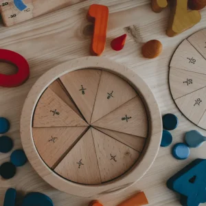 The Freckled Frog Learning Fraction Puzzle> Educational Play