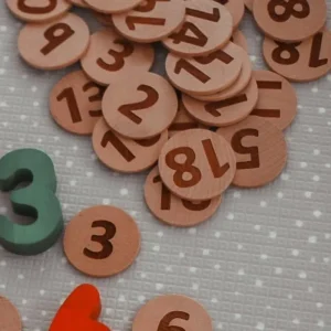 The Freckled Frog Tactile Number Discs> Educational Play