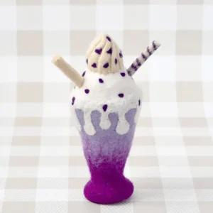 Tara Treasures // Felt Blueberry Milk Shake Play Food> Food Play