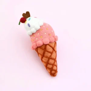 Tara Treasures // Felt Coconut and Watermelon Sorbet Ice Cream> Food Play