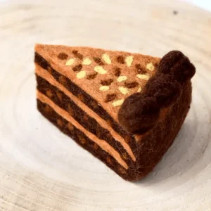 Tara Treasures // Felt German Chocolate Cake Slice> Food Play