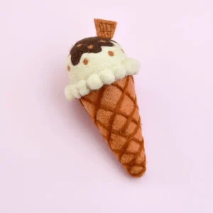 Tara Treasures // Felt Vanilla Chocolate Fudge Ice Cream> Food Play