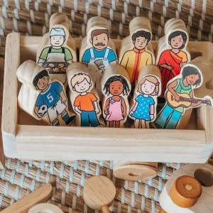 The Freckled Frog The Wooden Village People> Bestsellers | Small World Play