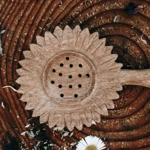 Wild Child Mountain Wild Tree Collection // Sunflower Slotted Duo Spoon ⓒ> Sensory Play