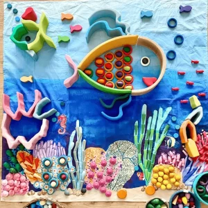 Wonderie // Amongst Corals Play Cloth * Pre-Order End Feb Delivery *> Ocean & Sea Theme