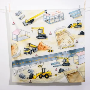 Wonderie // At The Building Sites Play Cloth> Vehicle Play