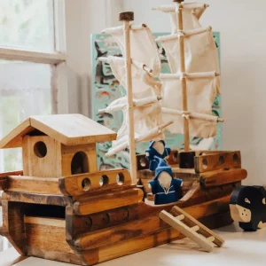 QToys Wooden Pirate Ship> Bestsellers | Small World Play