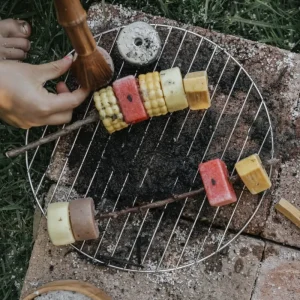 Yellow Door // Threading Kebabs> Sensory Play | Food Play